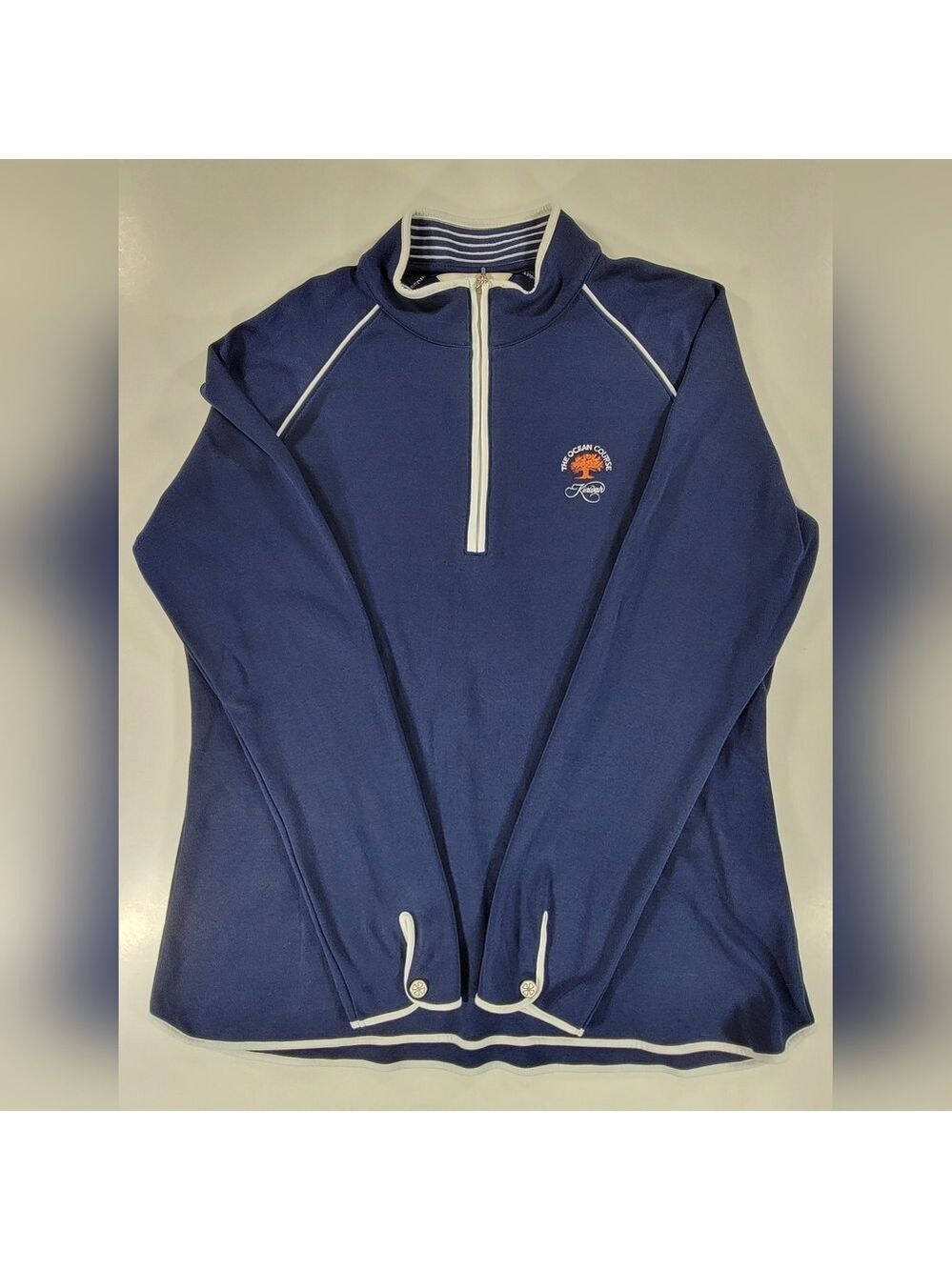 Kiawah The Ocean Course Clover By Bobby Jones Sweatshirt Womens XL Golf Pullover